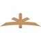 Ekena Millwork Alberta Smooth Timber Gable Bracket, Western Red Cedar, 72"W x 24"H x 5 1/2"D x 5 1/2"F, 8/12 Pitch GBW072X24X0606ALB00SWR - alternate 1